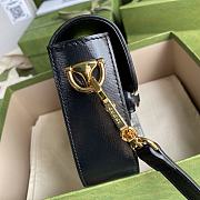 Gucci Horsebit 1955 Mini Bag Black Leather 658574 Size 20.5 x 14 x 5 cm - 6