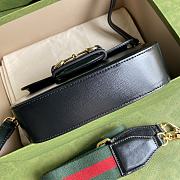 Gucci Horsebit 1955 Mini Bag Black Leather 658574 Size 20.5 x 14 x 5 cm - 5