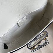 Gucci Horsebit 1955 Mini Bag White Leather 658574 Size 20.5 x 14 x 5 cm - 5