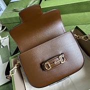 Gucci Horsebit 1955 Mini Bag Brown Leather 658574 Size 20.5 x 14 x 5 cm - 5