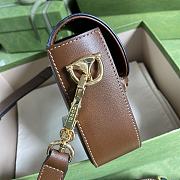 Gucci Horsebit 1955 Mini Bag Brown Leather 658574 Size 20.5 x 14 x 5 cm - 2