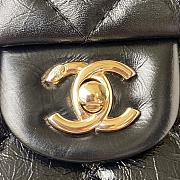 Chanel Mini FLap Bag With Top Handle Black AS2892 Size 20 x 15 x 6.5 cm - 3