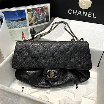 Chanel Vintage Black Flap Bag Size 30 x 18 x 4 cm