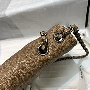 Chanel Vintage Beige Flap Bag Size 30 x 18 x 4 cm - 4