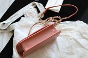 Chanel FU Vintage Pink Flap Bag Size 20 × 12 × 8 cm - 3