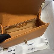 Chanel Boy Handbag Grain Calfskin Caramel A67085 Size 20 cm - 4