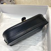 Dior Bobby East-West Bag Black Box Calfskin Size 21 x 12 x 5 cm - 2