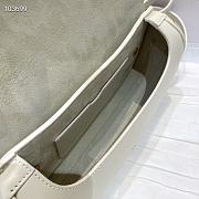 Dior Bobby East-West Bag White Box Calfskin Size 21 x 12 x 5 cm - 4