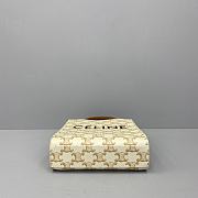 Celine Mini Vertical Cabas White 194372 Size 17 × 21 × 4 cm - 4