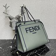 Fendi Roma Tote Bag Khaki Green Size 27 x 35.5 x 8.5 cm - 5