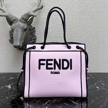 Fendi Roma Tote Bag Pink Size 27 x 35.5 x 8.5 cm