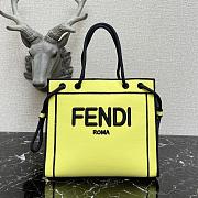 Fendi Roma Tote Bag Yellow Size 27 x 35.5 x 8.5 cm - 1