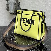 Fendi Roma Tote Bag Yellow Size 27 x 35.5 x 8.5 cm - 4