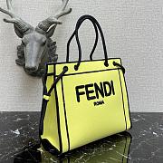 Fendi Roma Tote Bag Yellow Size 27 x 35.5 x 8.5 cm - 2
