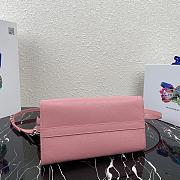 Prada Kristen Handbag Pink 1BA297 Size 26 x 20 x 13.5 cm - 6
