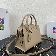 Prada Kristen Handbag Beige 1BA297 Size 26 x 20 x 13.5 cm - 2