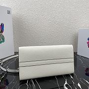 Prada Kristen Handbag White 1BA297 Size 26 x 20 x 13.5 cm - 6