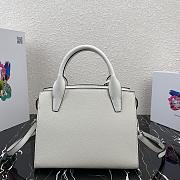 Prada Kristen Handbag White 1BA297 Size 26 x 20 x 13.5 cm - 3