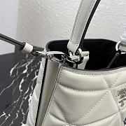 Prada Spectrum Leather Bag White 1BA319 Size 21.5 x 20 x 12.5 cm - 5