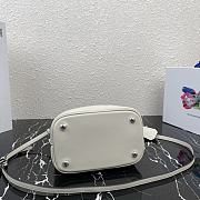 Prada Spectrum Leather Bag White 1BA319 Size 21.5 x 20 x 12.5 cm - 2