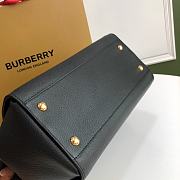 Burberry Medium Bucket Bag Black Grain Leather Size 30 x 27.5 x 17.5 cm - 5
