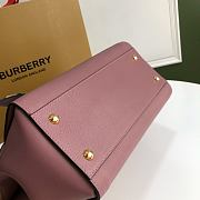 Burberry Medium Bucket Bag Dusty Pink Grain Leather Size 30 x 27.5 x 17.5 cm - 6
