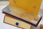 LV Brazza Wallet Monogram Mirror Canvas M80807 SIZE 19 x 10 x 2 cm - 3