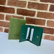 GUCCI DIANA CARD CASE WALLET GREEN 658244 SIZE 11 x 8 x 2.5 cm - 3
