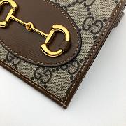 GUCCI 1955 HORSEBIT SMALL WALLET WITH CHAIN 623180 SIZE 11 x 8.5 x 3 cm - 2