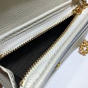 Gucci 1955 Horsebit Small Wallet With Chain White 623180 SIZE 11 x 8.5 x 3 cm - 6