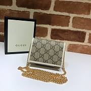 Gucci 1955 Horsebit Small Wallet With Chain White 623180 SIZE 11 x 8.5 x 3 cm - 5