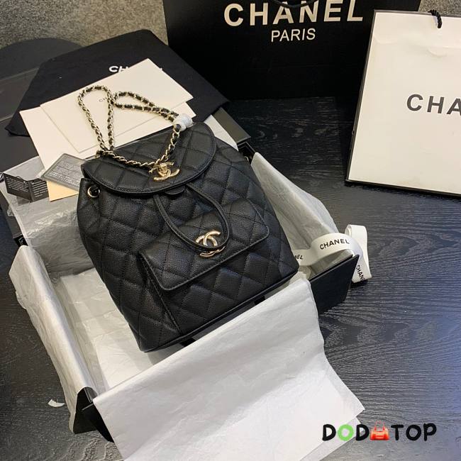 Chanel Backpack Black AS1371 Size 21.5 X 24 X 12 cm - 1