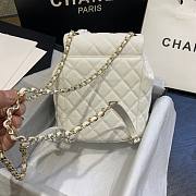 Chanel Backpack White AS1371 Size 21.5 X 24 X 12 cm - 5