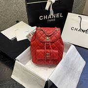 Chanel Backpack Red AS1371 Size 21.5 X 24 X 12 cm - 1