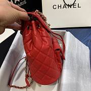 Chanel Backpack Red AS1371 Size 21.5 X 24 X 12 cm - 4