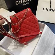 Chanel Backpack Red AS1371 Size 21.5 X 24 X 12 cm - 5