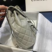 Chanel Backpack Gray AS1371 Size 21.5 X 24 X 12 cm - 2