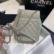 Chanel Backpack Gray AS1371 Size 21.5 X 24 X 12 cm - 3
