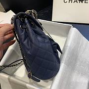 Chanel Backpack Navy Blue AS1371 Size 21.5 X 24 X 12 cm - 6