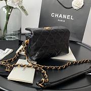 Chanel Small Hobo Bag Black AS2479 Size 13 X 19 X 7 cm - 3