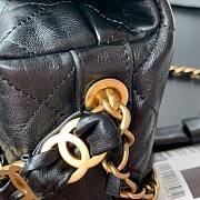 Chanel Small Hobo Bag Black AS2479 Size 13 X 19 X 7 cm - 6