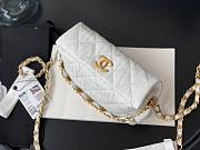 Chanel Small Hobo Bag White AS2479 Size 13 X 19 X 7 cm - 2