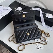 Chanel Wallet On Chain Golden Ball in Black Size 19 cm - 2