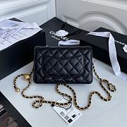 Chanel Wallet On Chain Golden Ball in Black Size 19 cm - 3