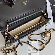 Chanel Wallet On Chain Golden Ball in Black Size 19 cm - 5