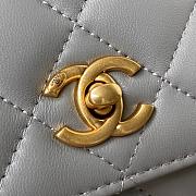 Chanel Wallet On Chain Golden Ball in Gray Size 19 cm - 6