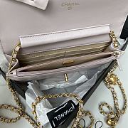 Chanel Wallet On Chain Golden Ball in Light Pink Size 19 cm - 5