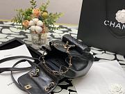 Chanel Small Backpack in Black Calfskin Size 18 × 18 × 12 cm - 2