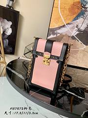 LV Vertical Trunk Pochette Epi Leather Pink M67872 Size 11 x 17.5 x 3.5 cm - 1