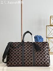 LV Keepall Triangle Bandouliere 50 Brown M45046 Size 51 x 30 x 28 cm - 1